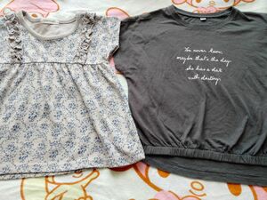 子供服ベビー服110 半袖Tシャツ　保育園幼稚園　女の子洋服まとめ売り