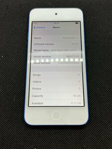 iPod touch 第6世代 MKH62J/A 16GB アイポッドタッチ ブルー 青 ipt20