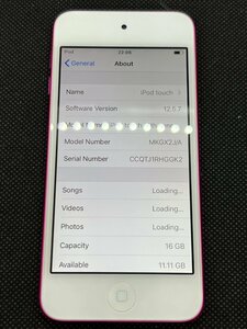 iPod touch 第6世代 MKH62J/A 16GB アイポッドタッチ ピンク ipt12