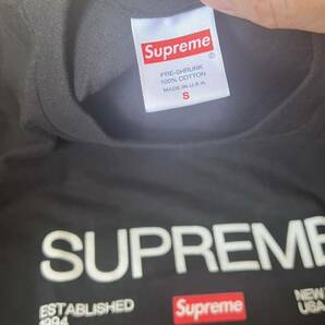 Supreme Tシャツ(ブラックS)Tee シュプリーム Black 半袖 Logo BOX半袖Tの画像5