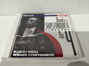 【CD】ショスタコーヴィチ:交響曲 第4番 インバル SHOSTAKOVICH:SYMPHONY No.4【ac02m】