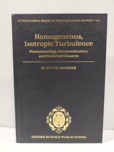 Homogeneous,Isotropic Turbulence　 均等で等方性の乱流　洋書/英語/物理学/流体力学/ Oxford【ac02f】