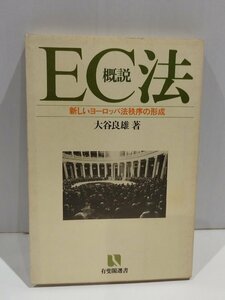 概説EC法 新しいヨーロッパ法秩序の形成　大谷良雄　有斐閣【ac02f】