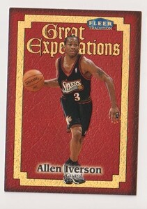 1998-99 Fleer Tradition Allen Iverson Great Expcctations card #7 of 10GE