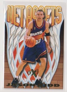 1996-97 E-X2000 Jason Kidd Suns Net Assets Die-Cut card #p of 20