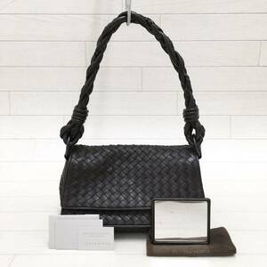 ☆超美品・ミラー付☆BOTTEGA VENETA イントレチャート ハンドバッグ