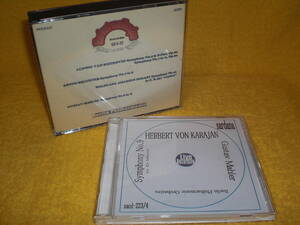 Great Artists太陽誘電製CD-R4枚組！カラヤン&BPO1980年代名演集-ベートーヴェン第4&第7&ブルックナー第9&モーツァルト第41&マーラー第9