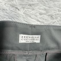 状態良 イタリア製 brunello cucinelli ブルネロクチネリ センタープレス パンツ スラックス 36 ストレッチ レディース_画像5