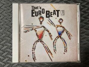 ◆中古 廃盤 レトロ◆CD ザッツ ユーロビート THET'S EUROBEAT vol.29