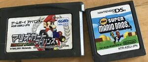 【動作確認済】　マリオカートアドバンス　ゲームボーイアドバンス　GBA NEW スーパーマリオブラザーズ　任天堂　ニンテンドー　Nintendo