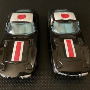 香港製 yatming ヤトミン トヨタ2000GT 日の丸仕様 2バリエーション 1/64ミニカーの画像6