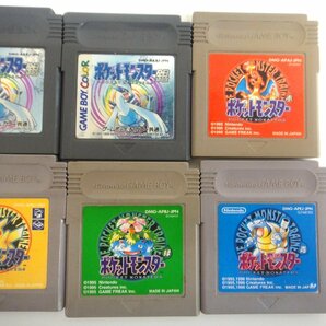 高崎店【中古品】4-58 Nintendo ポケットモンスター 赤 青 緑 等 ポケモン ゲームボーイソフト ８本 まとめ 全て動作確認済み ソフトのみの画像4