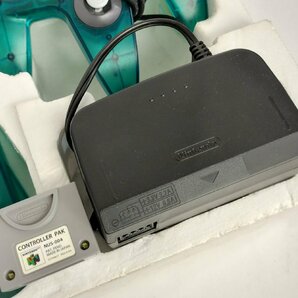 □ジャンク 任天堂 Nintendo64 本体 NUS-001 クリアブルー/ソフト4本 セット ゴールデンアイ/ポケモン/パワプロ 他 現状品□埼玉戸田店の画像7