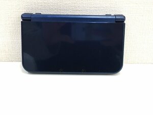 ▲二宮店▲【中古品】4-32 任天堂 Nintendo Newニンテンドー3DSLL RED-001 本体のみ 通電/初期化済み メタリックブルー