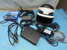 PlayStation PS4 SONY PSVR CUH-ZVR2 VRヘッドセット 本体 カメラ プロセッサーユニット ACアダプタ ケーブル ソニー PlayStationVR _画像1