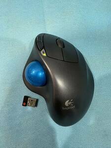 中古 Logicool/ロジクール　トラックボールマウス　ワイヤレスマウス　PC周辺機器【M570 】D8C2