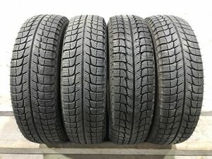 ★保管袋付★(5C025) 165/70R14 85T MICHELIN X-ICE 2018-3,2019-1年式 4本 スタッドレスタイヤ 送料無料