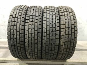 ★保管袋付★タクシー用(5C016) 175/80R14 88Q DUNLOP WINTERMAXX TS-01 2019年式 4本 スタッドレスタイヤ 送料無料