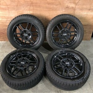 ★保管袋付★(WW6A029)O.Z.RACING F1 三菱 16 x 6.5JJ 4穴 114.3 + BRIDGESTONE BLIZZAK VRX 195/55R16 87Q 2017年 スタッドレス 冬タイヤ