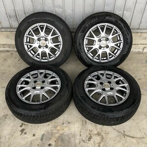 ★保管袋付★(WW6B020)Venthand 14 x 5.5J 4穴 100 + ZEETEX WP1000 175/70R14 84T 2019年 スタッドレス 冬タイヤ 送料無料