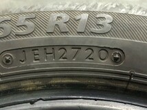 ★保管袋付★(PS5H028) 155/65R13 73S BRIDGESTONE NEXTRY 2020年 4本 夏タイヤ 送料無料_画像8