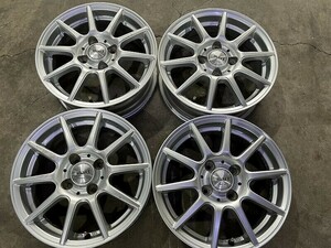 ★保管袋付★(W5E078)14ｘ5.5J SMART オフセット38 4穴 PCD100 ハブ67