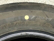 ★保管袋付★(PS5F013) 145/80R13 75S BRIDGESTONE NEXTRY 2021-2,2020-2 4本 夏タイヤ 送料無料_画像6