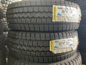 ★保管袋付★2014製 未使用品 (58W430) 195/70R15 106/104L DUNLOP WINTERMAXX SV01 2本 スタッドレス 冬タイヤ