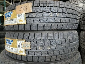 ★保管袋付★2013製 未使用品 (58W446) 185/70R14 88Q DUNLOP WINTERMAXX WM01 2本 スタッドレス 冬タイヤ