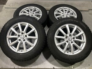 ★保管袋付★(4J039) JOKER 17×7J 5穴 114.3 + TOYO Winter TRANPATH 225/65R17 102Q スタッドレス ウィンタートランパス