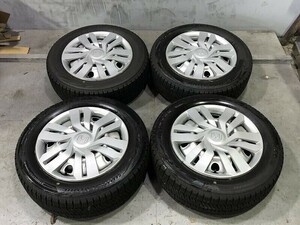 ★保管袋付★(WW5J072)ホンダ純正鉄ホイール 15ｘ5.5J 4穴 100 + BRIDGESTONE BLIZZAK VRX2 185/60R15 84Q 2022年 スタッドレス 冬タイヤ