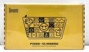 4-7【未開封品】ディブーム Divoom PIXOO SlingBag Pixoo SlingBag ピクセルアートショルダーバッグ ボディバッグ