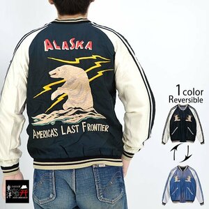 AGING MODEL Late 1950s Style アセテートスカジャン「POLAR BEAR×MOOSE」◆テーラー東洋 ブラックXXLサイズ TT15492-119 和柄