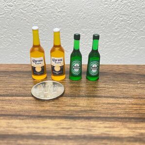 【4本セット】コロナビール ハイネケンビール ミニチュアセット