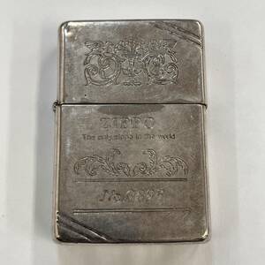 4-00365【ZIPPO ジッポ ZIPPO NO.895 PAT/2032695】喫煙具 着火確認済み 嗜好品 本体のみ マニア コレクション 1円スタート 1円出品