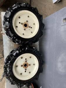 4.00-12 cultivator tire wheel used present condition goods 