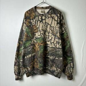 古着 90s USA製 JERZEES リアルツリー スウェット 厚手 XL