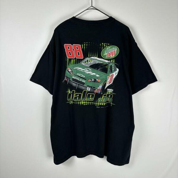 古着 00s Tシャツ レーシング 車 NASCAR マウンテンデュー 黒 XL