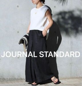 JOURNAL STANDARD リネン タックキュロット　ワイドパンツ　リネン　麻100%