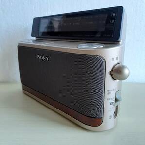 ソニー SONY ICF-A100V（N） TV（1ch-12ch）／FM／AM PLLシンセサイザーポータブルラジオの画像4