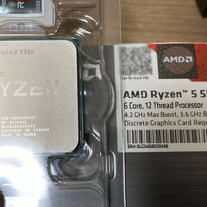 AMD RYZEN 5 5500 BOX・中古動作品の画像3