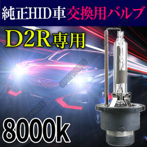 8000K HID D2R 専用 バルブ 12V ヘッドライト 2個 ニッサン バーナー 交換用 スズキ 車検対応 35W 明るい 白 スペアバーナー 送料無