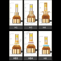 爆光 LED バルブ 2色切替 HB4 フォグランプ ホワイト イエロー ハイビーム 明るい 送料無料_画像9