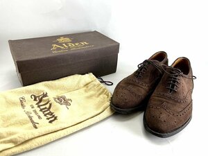 Alden オールデン 904 ウイングチップ スエード 紳士靴 シューズ メンズ サイズ8-1/2[224827