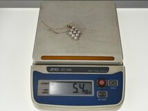 MIKIMOTO ミキモト k18 パール ペンダントトップ 4Pダイヤ 総重量 約5.4g[328001_画像9