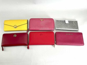 FENDI・PRADA・フェラガモなど ブランド長財布 6点まとめて[327969