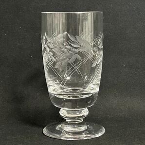 北一硝子 彫刻 クリスタル ガラス グラス ゴブレット 置物 E10の画像2