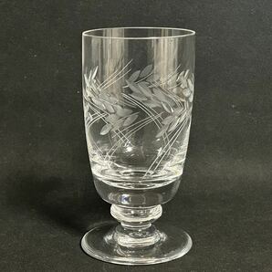北一硝子 彫刻 クリスタル ガラス グラス ゴブレット 置物 E10の画像1