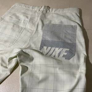 NIKE GOLF ナイキゴルフ ハーフパンツ DRI-FIT７分丈 チェック ゴルフウェア【33 XL】 の画像6