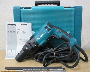 S5798 中古 グリップなし makita マキタ HR1830F 18mm ハンマドリル 100V ビット＆取説付